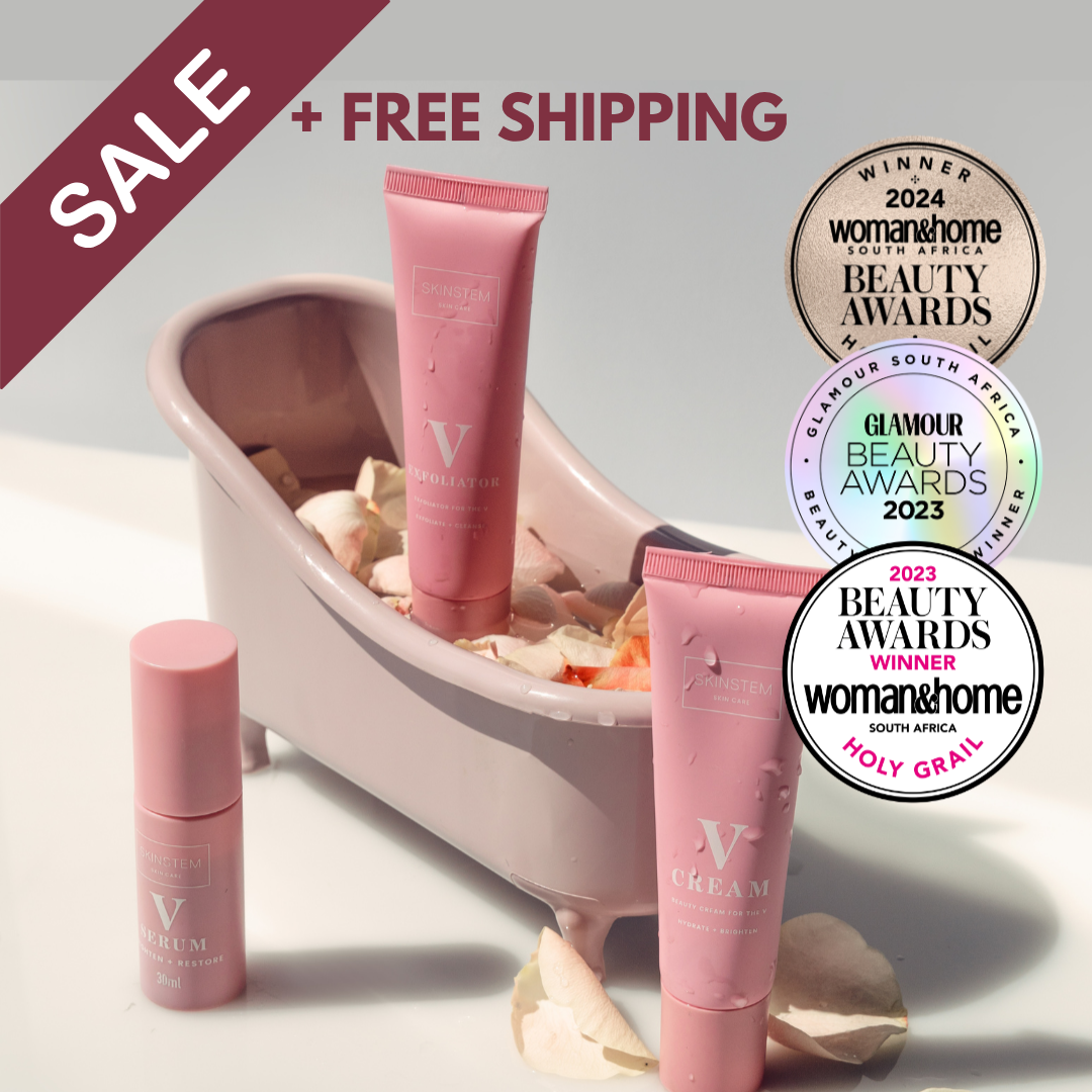 3-Step Intimate Skin Care Kit: Exfoliate, Brighten, and Restore
